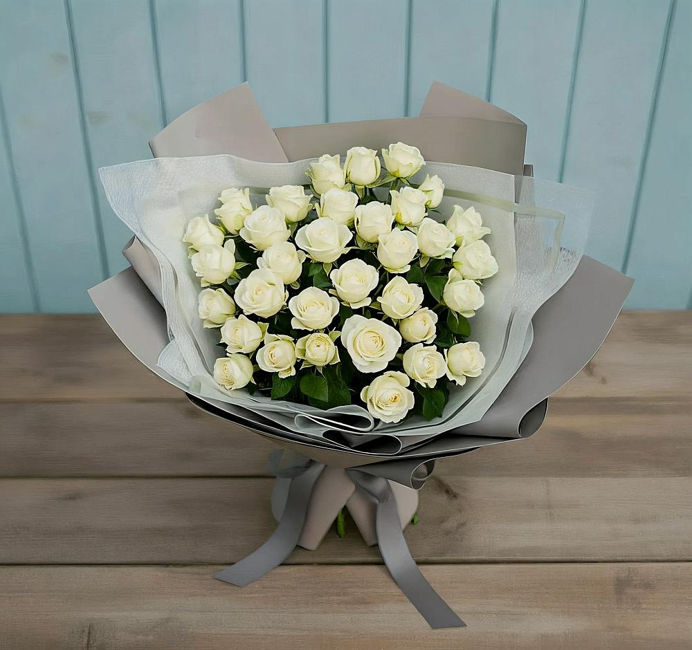 Букет Белоснежная нежность в Новоаганске