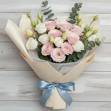 Букет цветов из:  Лизиантусы в Новоаганске