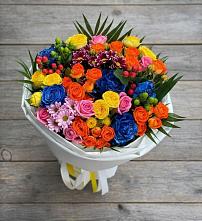 Букет цветов из:  Розы и Хризантемы в Новоаганске